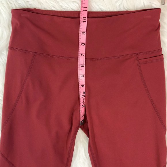 SWEATY BETTY Power 7/8 Leggings in Renaissance Red - Picture 9 of 16